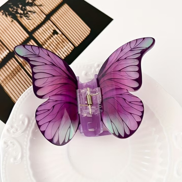 Butterfly Curtain Hairclip - Picture 10 of 10